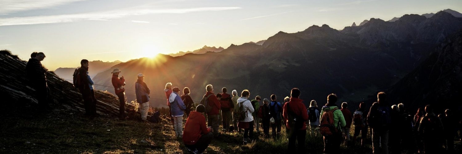 Sonnenaufgangsgottesdienst am Walmendingerhorn © Evang.-Luth. Kirchengemeinde Kleinwalsertal